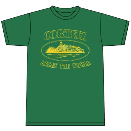 Corteiz 2019 OG Alcatraz T-shirt Forest Green