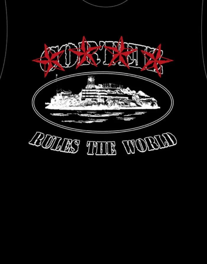 CORTEIZ 4STARZ ALCATRAZ T-SHIRT BLACK