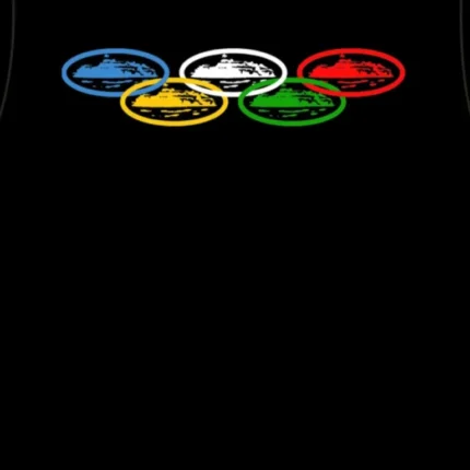 Corteiz Alcatraz Olympic T-shirt Black