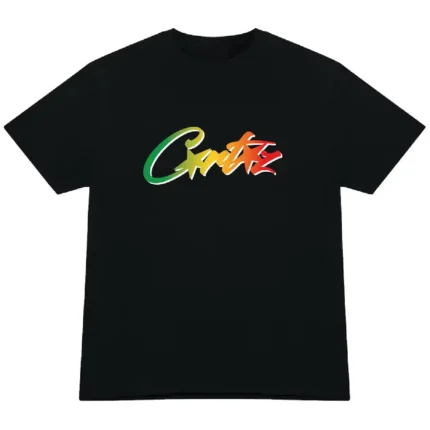 Corteiz Allstarz Gradient Carni T-shirt Black