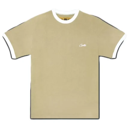 Corteiz Allstarz Ribbed T-Shirt Light Khaki