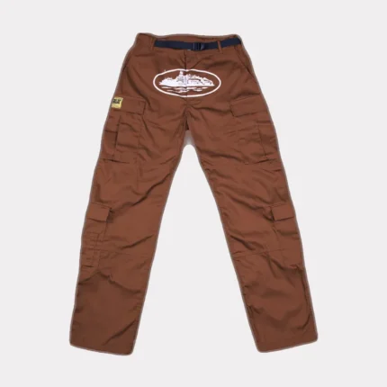 Corteiz Guerillaz* Cargo Pants Brown