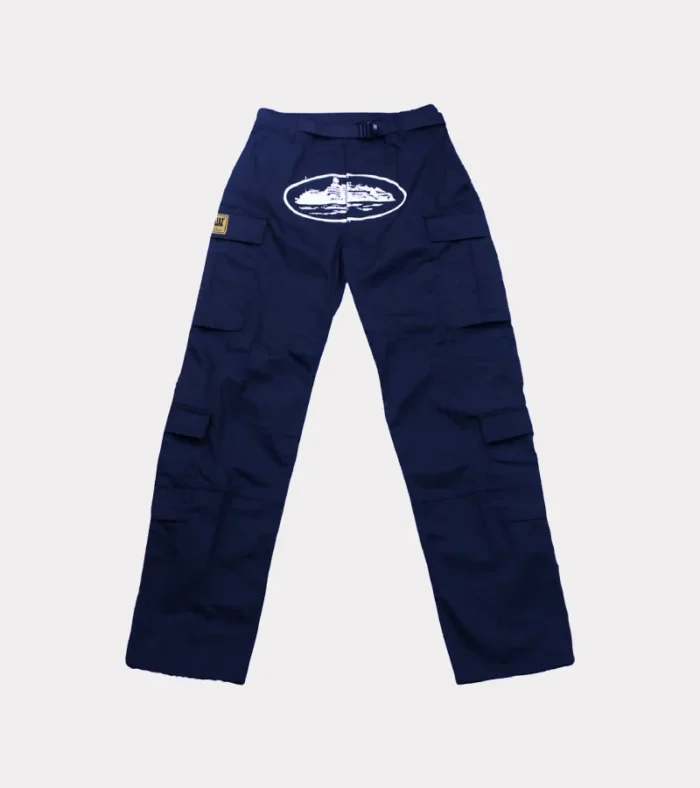 Corteiz Guerillaz* Cargo Pants Navy