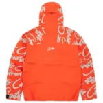 Corteiz Elitework Waterproof Shell Jacket in Orange