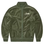 Corteiz VVS Velour Jacket in Green