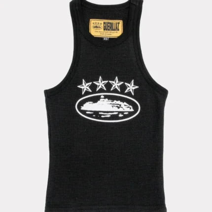 Corteiz 4Starz Alcatraz Womens Tank Top Black