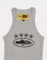 Corteiz 4Starz Alcatraz Womens Tank Top Grey