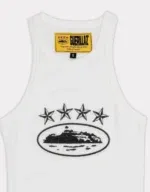 Corteiz 4Starz Alcatraz Womens Tank Top White