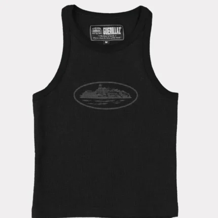 Corteiz Womens Guerillaz* Tank Top Triple Black