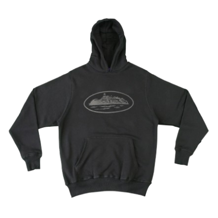 Corteiz Alcatraz Hoodie Black